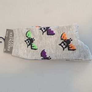 𝅺nwt Halloween Sparkly Bat socks